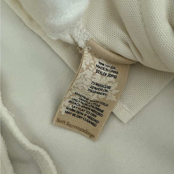 Soft Surroundings Winter White Pants M - Picture 8 of 8